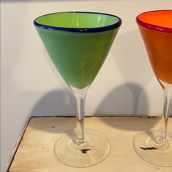 Multicolored Martini Glass Set - Picture 3 of 7